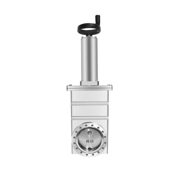 Manual ultra-high vacuum gate valve
